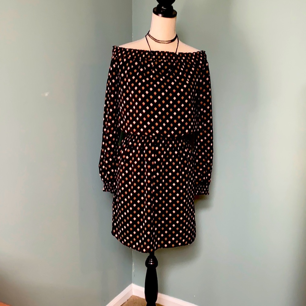 WHBM off the shoulders dress